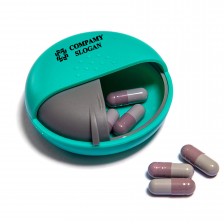 Portable Round Pill Box